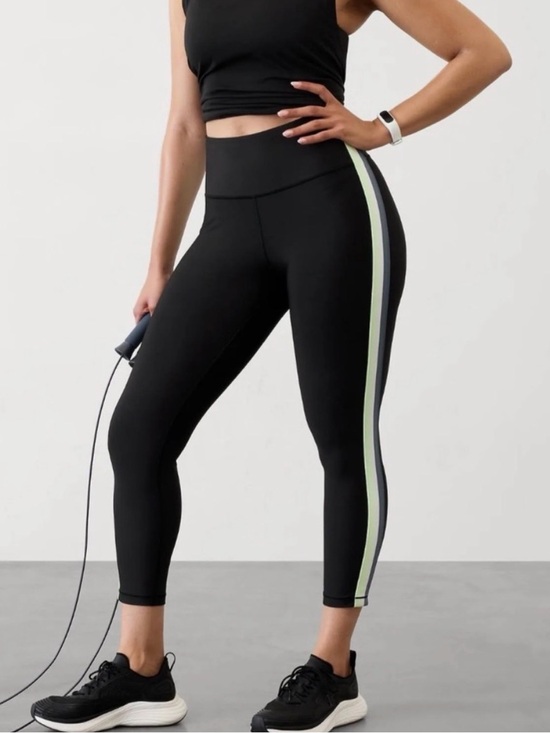 Athleta Pants - Athleta Interval High Rise Side Stripe Legging